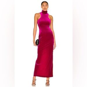 Camila Coelho Bailey Gown in Magenta